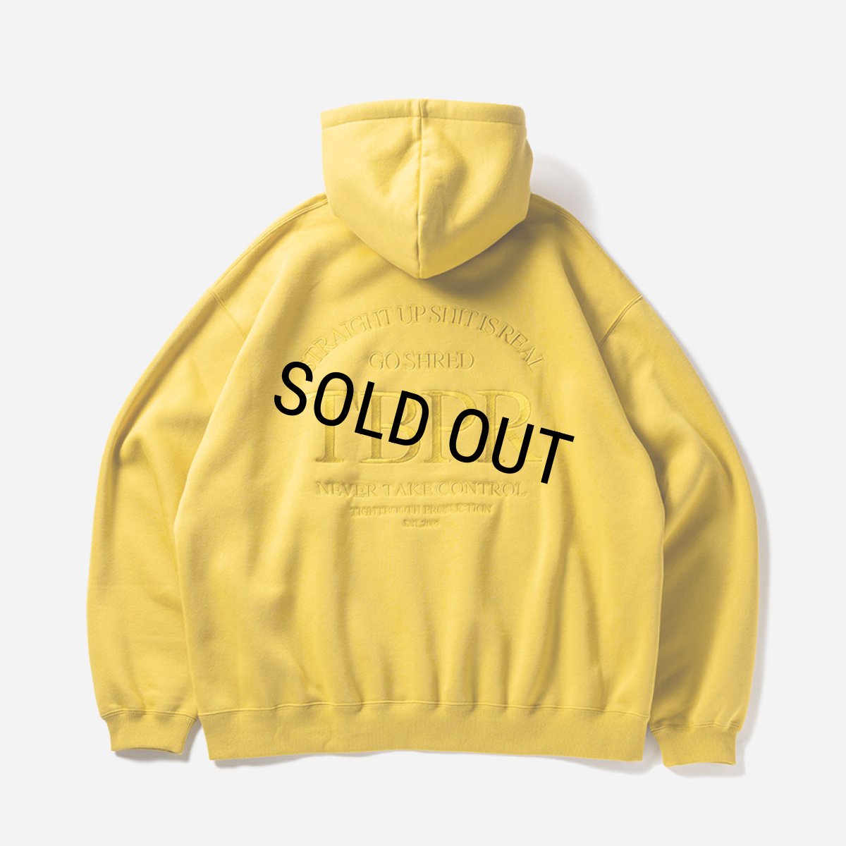 画像1: TIGHTBOOTH/STRAIGHT UP HOODIE（Mustard） 【30%OFF】［フーディー-23秋冬］ (1)