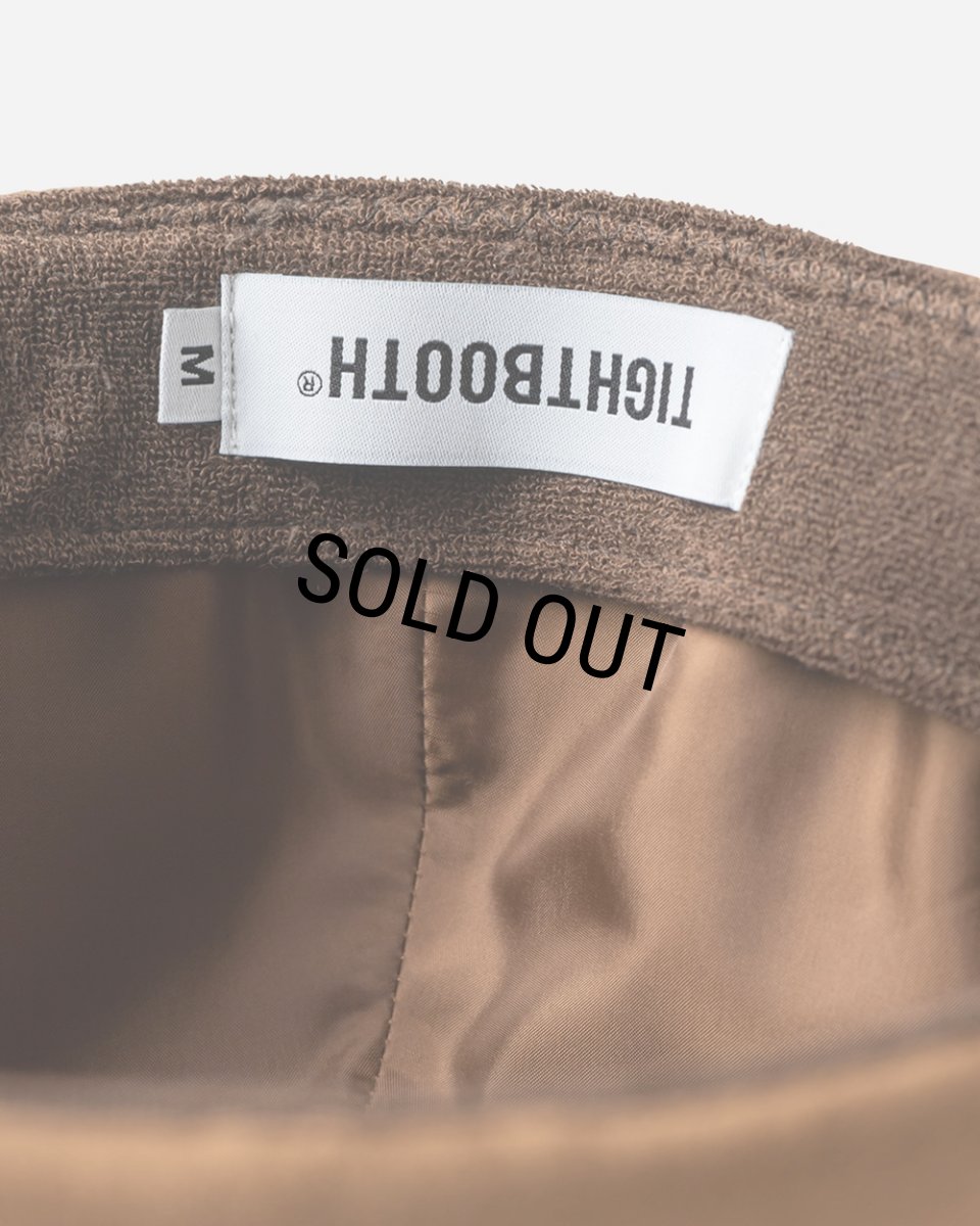 画像6: TIGHTBOOTH/SUEDE ROLL CAP（Black）［ロールキャップ-23秋冬］ (6)