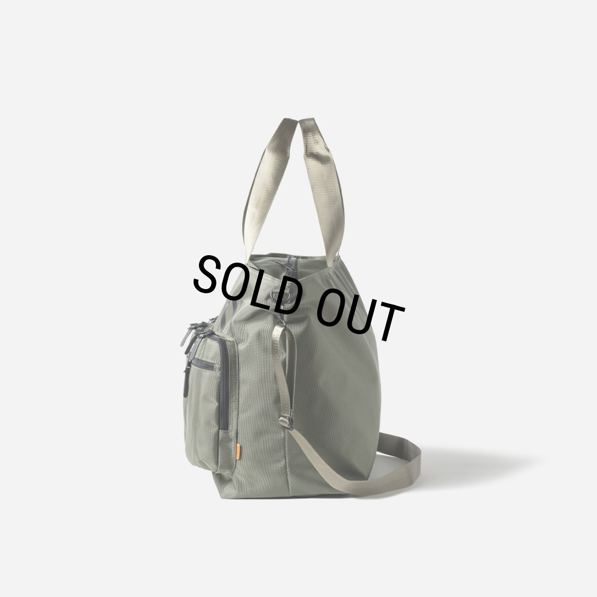 画像3: TIGHTBOOTH/TRIPLE POCKET BIG TOTE（Khaki）［ビッグトート-23秋冬］ (3)