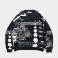 画像1: TIGHTBOOTH/COVID-19 KNIT SWEATER（Black） 【30%OFF】［ニットセーター-23秋冬］ (1)