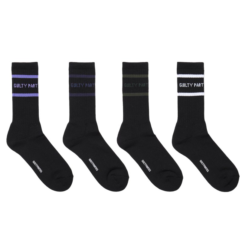 画像1: WACKO MARIA/LOGO JACQUARD SOCKS（各色）［ロゴジャガードソックス-23秋冬］
