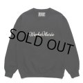 WACKO MARIA/HEAVY WEIGHT CREW NECK SWEAT SHIRT（BLACK）［クルーネックスウェット-23秋冬］