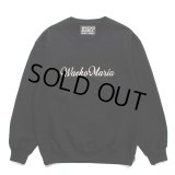 WACKO MARIA/HEAVY WEIGHT CREW NECK SWEAT SHIRT（BLACK）［クルーネックスウェット-23秋冬］