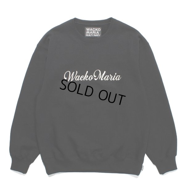 画像1: WACKO MARIA/HEAVY WEIGHT CREW NECK SWEAT SHIRT（BLACK）［クルーネックスウェット-23秋冬］