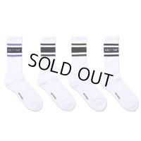 WACKO MARIA/LOGO JACQUARD SOCKS（各色）［ロゴジャガードソックス-23秋冬］