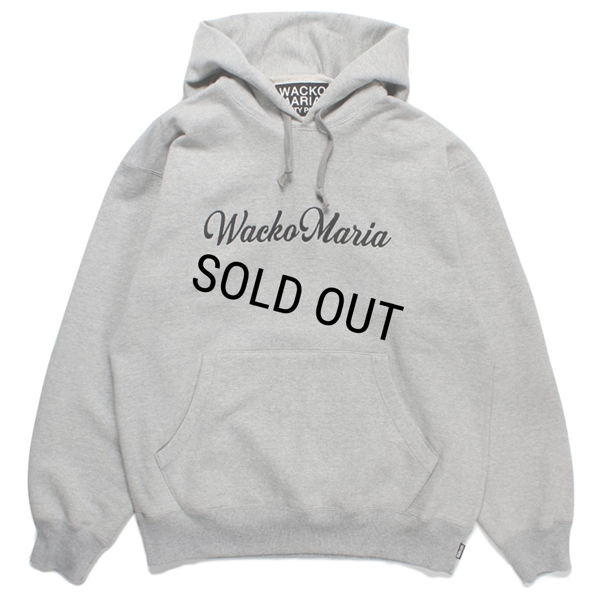 画像1: WACKO MARIA/HEAVY WEIGHT PULL OVER HOODED SWEAT SHIRT（GRAY）［プルオーバーパーカー-23秋冬］ (1)