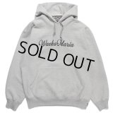 WACKO MARIA/HEAVY WEIGHT PULL OVER HOODED SWEAT SHIRT（GRAY）［プルオーバーパーカー-23秋冬］