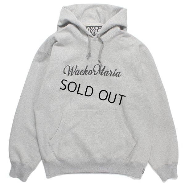 画像1: WACKO MARIA/HEAVY WEIGHT PULL OVER HOODED SWEAT SHIRT（GRAY）［プルオーバーパーカー-23秋冬］