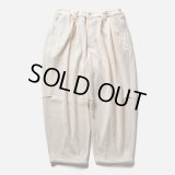 TIGHTBOOTH/KNIT CORD BALLOON PANTS（White）［コーデュロイバルーンパンツ-23秋冬］