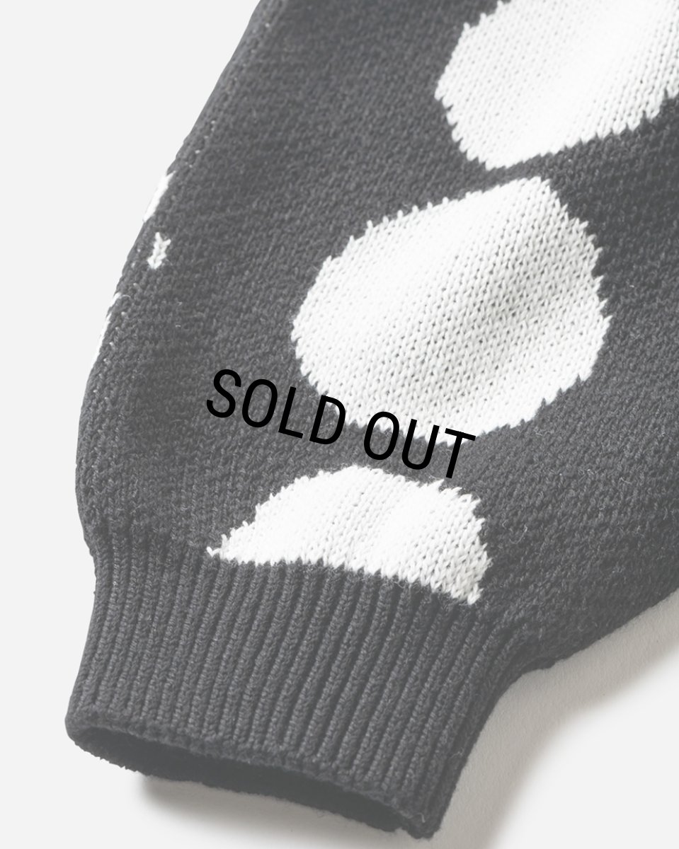 画像4: TIGHTBOOTH/COVID-19 KNIT SWEATER（Black） 【30%OFF】［ニットセーター-23秋冬］ (4)