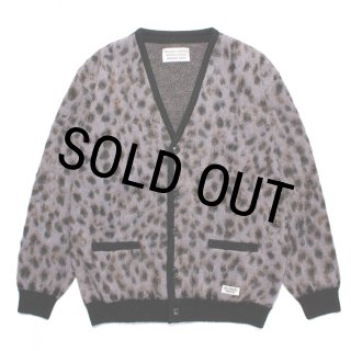 WACKOMARIA ワコマリア　レオパード　モヘア　カーディガン　XL WACKO MARIA ワコマリア LEOPARD HEAVY MOHAIR CARDIGAN - CONUR