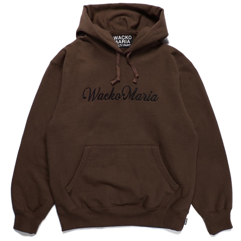 画像1: WACKO MARIA/HEAVY WEIGHT PULL OVER HOODED SWEAT SHIRT（BROWN）［プルオーバーパーカー-23秋冬］