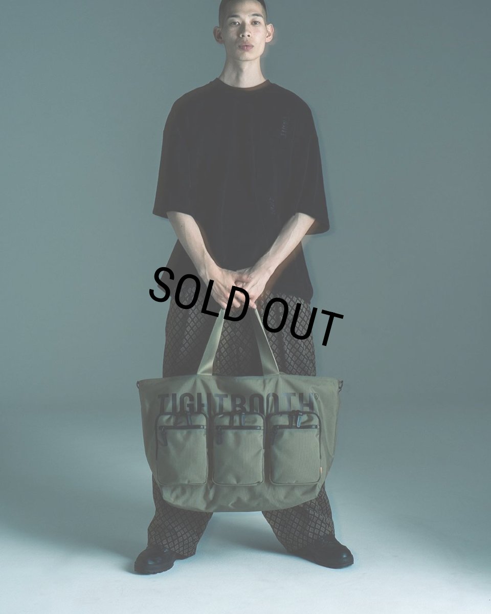 画像12: TIGHTBOOTH/TRIPLE POCKET BIG TOTE（Khaki）［ビッグトート-23秋冬］ (12)