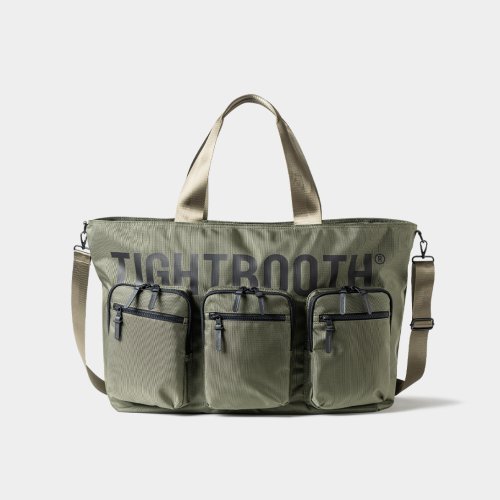 他の写真1: TIGHTBOOTH/TRIPLE POCKET BIG TOTE（Khaki）［ビッグトート-23秋冬］