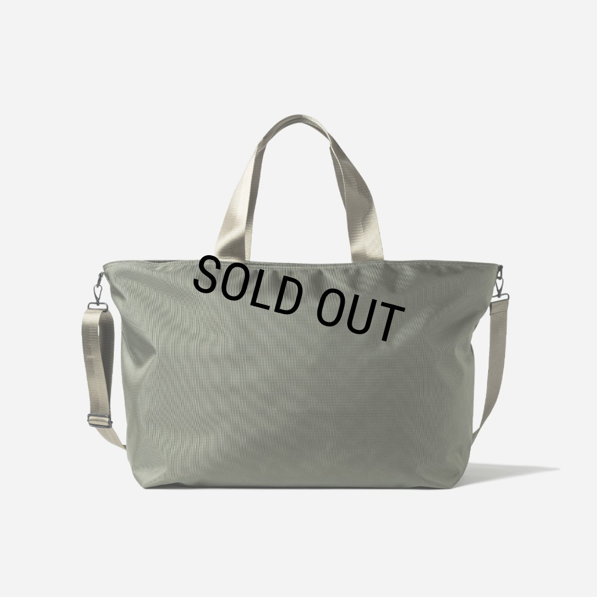 画像2: TIGHTBOOTH/TRIPLE POCKET BIG TOTE（Khaki）［ビッグトート-23秋冬］ (2)