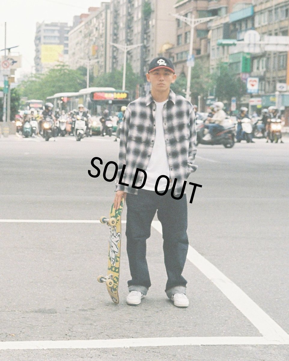 画像6: CHALLENGER/L/S CHECK WORK SHRIT（GRAY）［チェックワークシャツ-23秋冬］ (6)