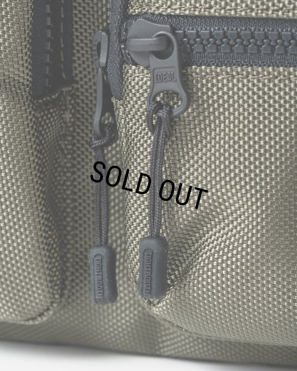 画像6: TIGHTBOOTH/TRIPLE POCKET SACOCHE（Khaki）［サコッシュ-23秋冬］ (6)