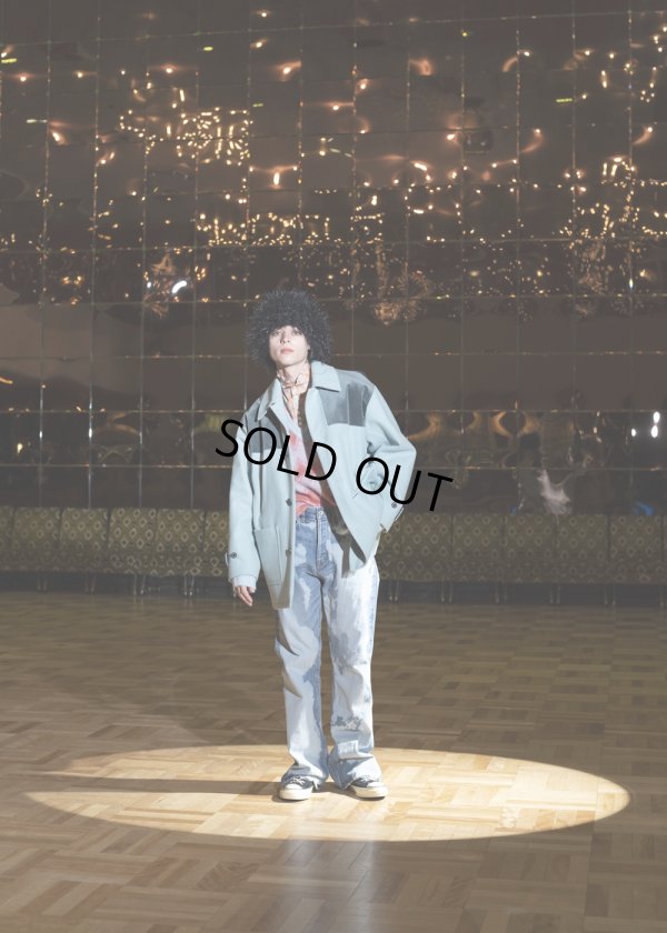 画像5: 【40%OFF】DAIRIKU/Velvet&Melton Oversized Donkey Jacket（Youth Blue）［オーバーサイズドンキーJKT-23秋冬］