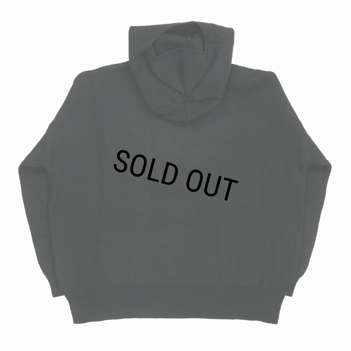 画像2: 【60%OFF】DAIRIKU/Face Cover Knit Pullover（Black）［フェイスカバーニットプルオーバー-23秋冬］ (2)