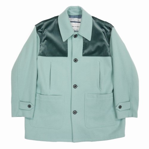 他の写真1: 【40%OFF】DAIRIKU/Velvet&Melton Oversized Donkey Jacket（Youth Blue）［オーバーサイズドンキーJKT-23秋冬］