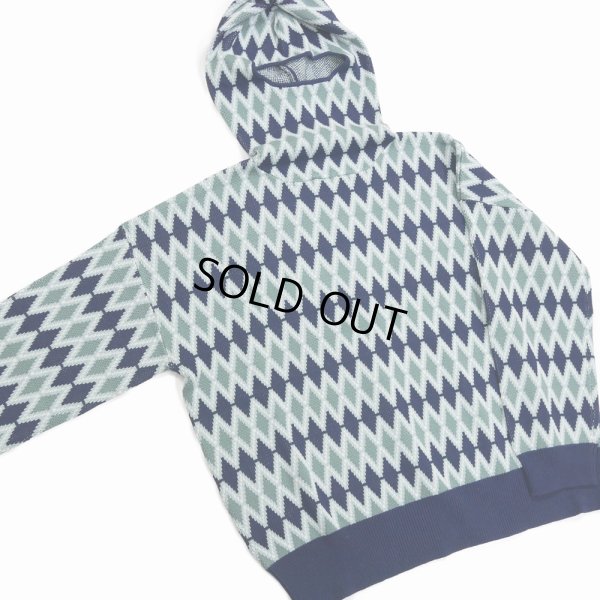 画像3: DAIRIKU/Face Cover Knit Pullover（Blue & Navy） 【30%OFF】［フェイスカバーニットプルオーバー-23秋冬］