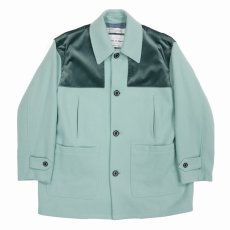 画像1: 【40%OFF】DAIRIKU/Velvet&Melton Oversized Donkey Jacket（Youth Blue）［オーバーサイズドンキーJKT-23秋冬］ (1)