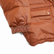 画像5: 【40%OFF】DAIRIKU/Check Nylon Reversible Down Jacket（Brown）［リバーシブルダウンJKT-23秋冬］ (5)