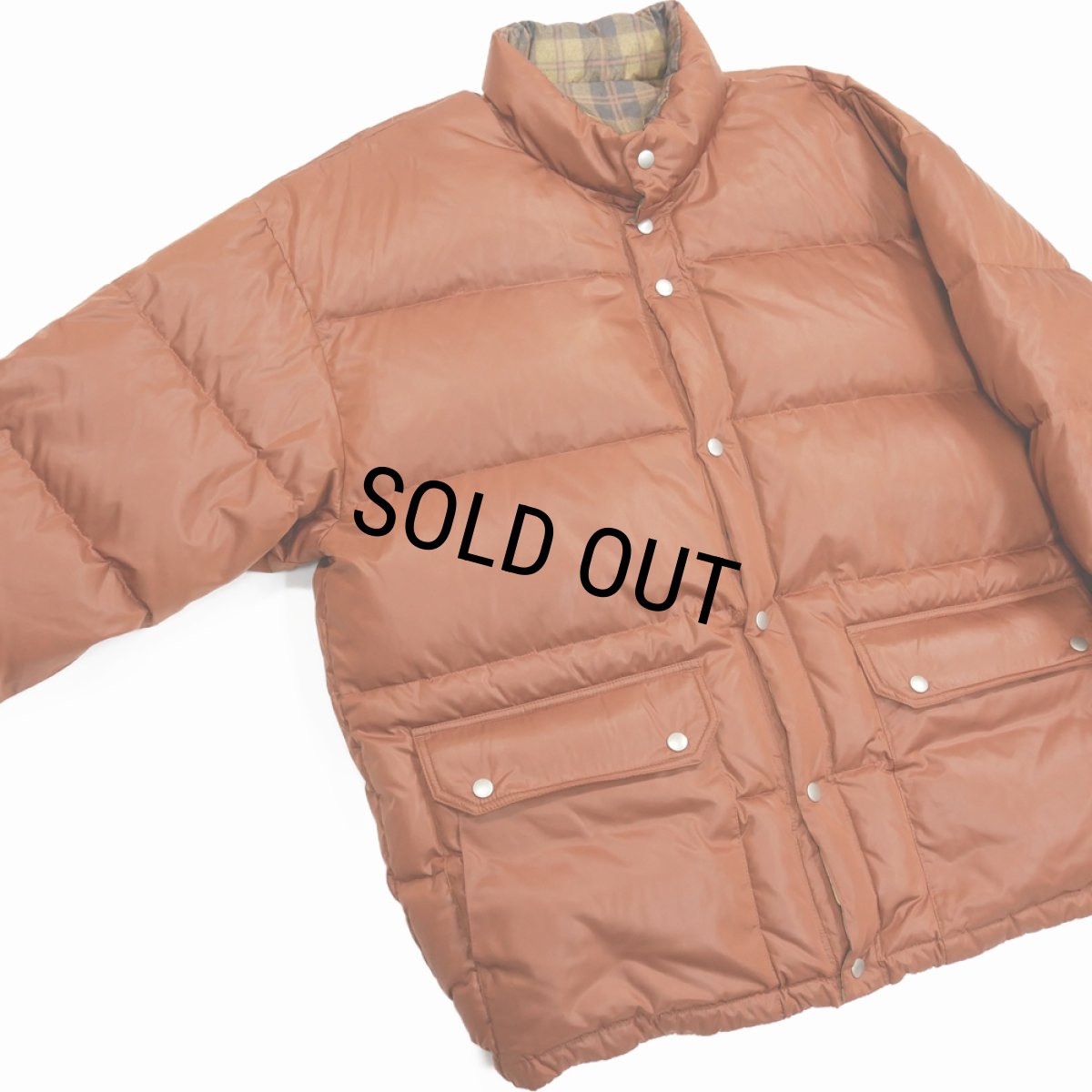 画像3: 【40%OFF】DAIRIKU/Check Nylon Reversible Down Jacket（Brown）［リバーシブルダウンJKT-23秋冬］ (3)