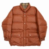 DAIRIKU/Check Nylon Reversible Down Jacket（Brown） 【30%OFF】［リバーシブルダウンJKT-23秋冬］