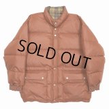 【40%OFF】DAIRIKU/Check Nylon Reversible Down Jacket（Brown）［リバーシブルダウンJKT-23秋冬］