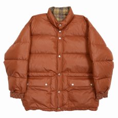 画像1: 【40%OFF】DAIRIKU/Check Nylon Reversible Down Jacket（Brown）［リバーシブルダウンJKT-23秋冬］ (1)
