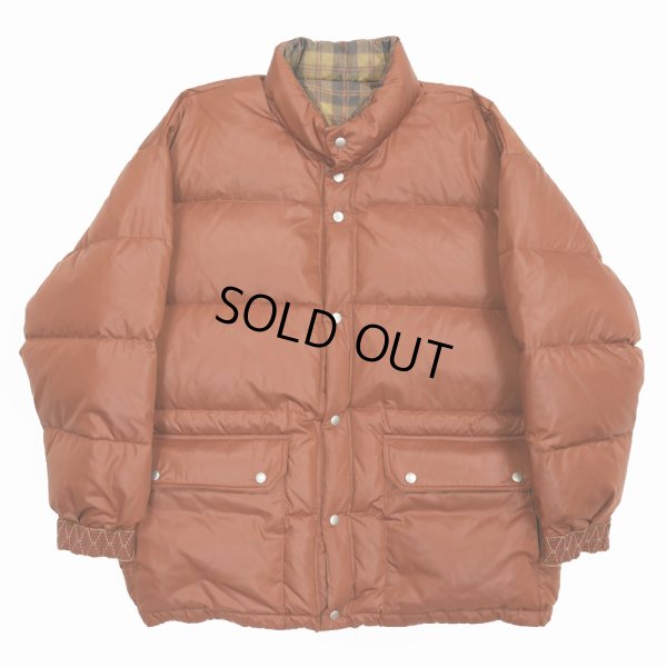 画像1: 【40%OFF】DAIRIKU/Check Nylon Reversible Down Jacket（Brown）［リバーシブルダウンJKT-23秋冬］