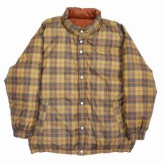 画像6: 【40%OFF】DAIRIKU/Check Nylon Reversible Down Jacket（Brown）［リバーシブルダウンJKT-23秋冬］ (6)