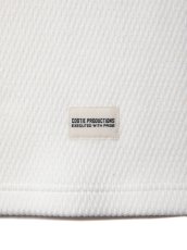 画像2: COOTIE PRODUCTIONS/Heavy Oz Honeycomb L/S Tee（Off White）［ヘビーオンスハニカムサーマル-23秋冬］ (2)