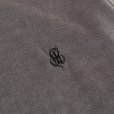 画像3: CALEE/EMBROIDERY VELOUR CREW NECK SW（CHARCOAL）［ベロアクルーネック-23秋冬］ (3)