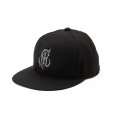 画像1: CALEE/CAL NT LOGO TWILL BASEBALL CAP（BLACK/CHARCOAL） 【30%OFF】［B.Bキャップ-23秋冬］ (1)