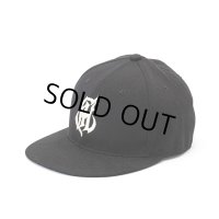 CALEE/CAL NT LOGO TWILL BASEBALL CAP（BLACK/WHITE）［B.Bキャップ-23秋冬］
