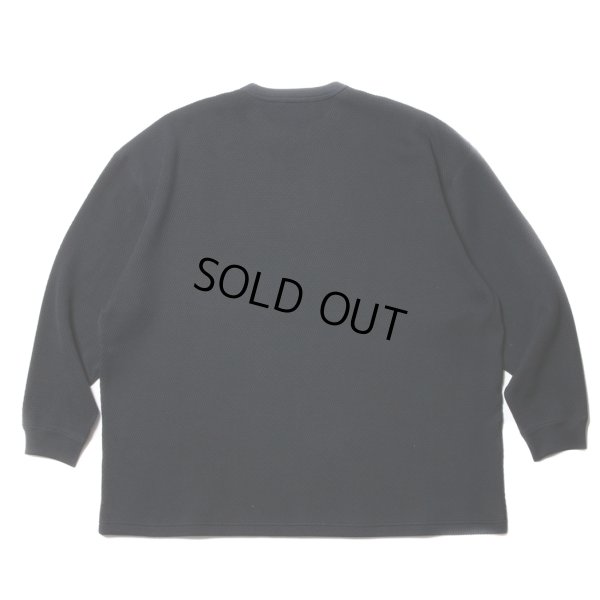 画像2: COOTIE PRODUCTIONS/Heavy Oz Honeycomb L/S Tee（Black）［ヘビーオンスハニカムサーマル-23秋冬］