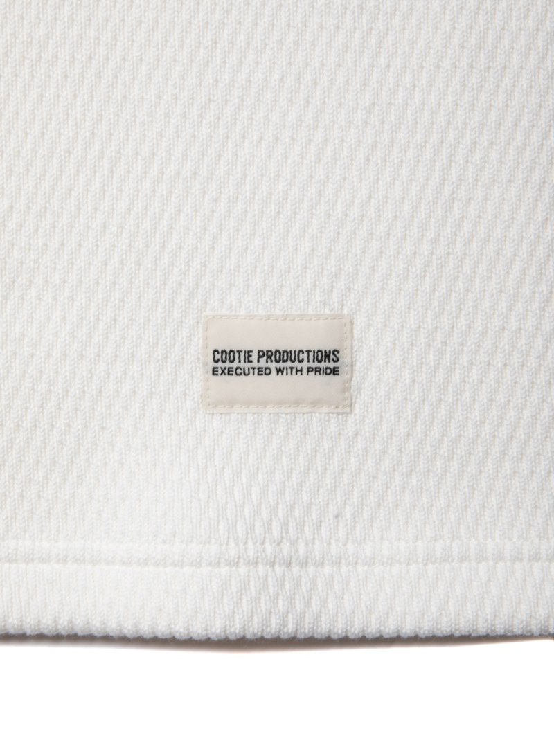 画像2: COOTIE PRODUCTIONS/Heavy Oz Honeycomb L/S Tee（Off White）［ヘビーオンスハニカムサーマル-23秋冬］