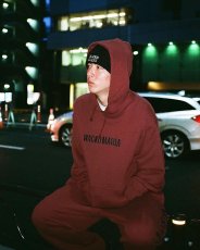 画像3: WACKO MARIA/MIDDLE WEIGHT PULL OVER HOODED SWEAT SHIRT（BURGUNDY）［プルオーバーパーカー-23秋冬］ (3)