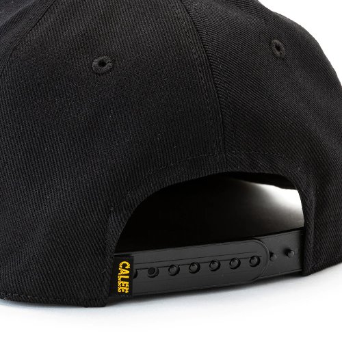 他の写真3: CALEE/CAL NT LOGO TWILL BASEBALL CAP（BLACK/CHARCOAL） 【30%OFF】［B.Bキャップ-23秋冬］