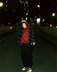 画像2: WACKO MARIA/MIDDLE WEIGHT PULL OVER HOODED SWEAT SHIRT（BURGUNDY）［プルオーバーパーカー-23秋冬］ (2)