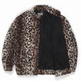 画像2: WACKO MARIA/FAUX LEOPARD FUR TRACK JACKET（BEIGE）［レオパードファートラックJKT-23秋冬］ (2)