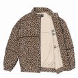 画像2: WACKO MARIA/LEOPARD VELVET TRACK JACKET（BEIGE）［レオパードベルベットトラックJKT-23秋冬］ (2)