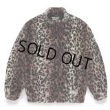 WACKO MARIA/FAUX LEOPARD FUR TRACK JACKET（BEIGE）［レオパードファートラックJKT-23秋冬］