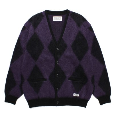 トップス WACKO MARIA DIAMOND MOHAIR KNIT WACKO MARIA ワコマリア DIAMOND HEAVY MOHAIR KNIT CARDIGAN