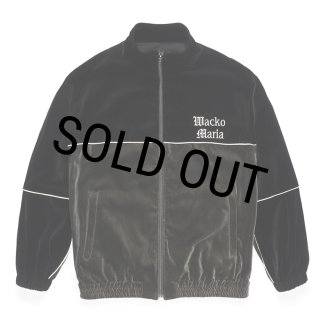 WACKO MARIA/VELVET TRACK JACKET（BLACK）［ベルベットトラックJKT-23