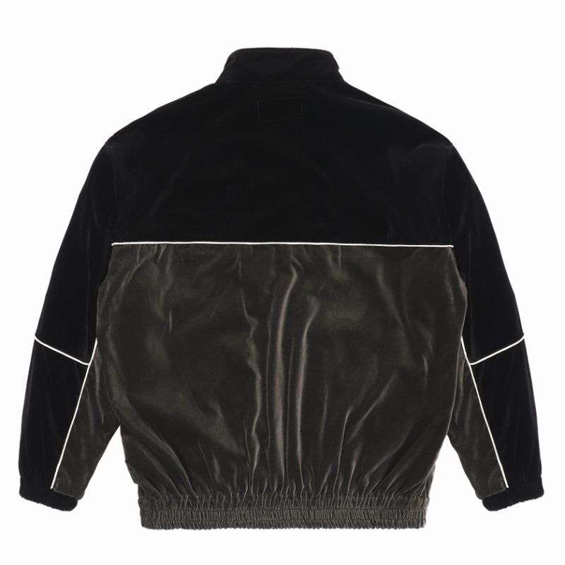 画像2: WACKO MARIA/VELVET TRACK JACKET（BLACK）［ベルベットトラックJKT-23秋冬］