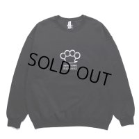 WACKO MARIA/JOHNNY / SWEAT SHIRT（BLACK）［クルーネックスウェット-23秋冬］