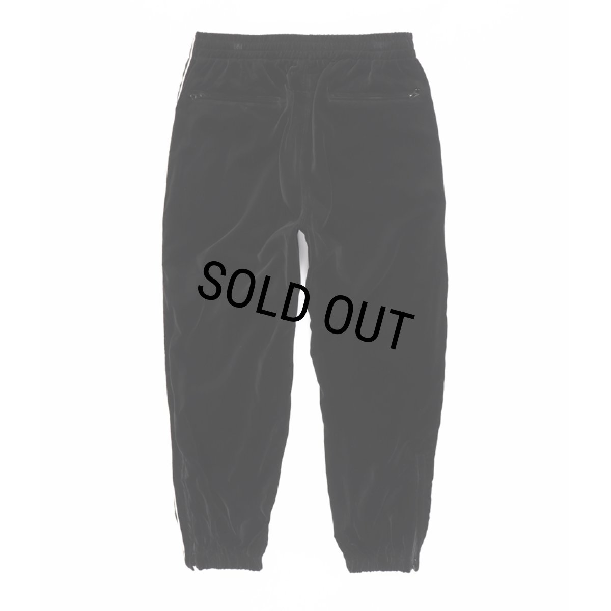 画像2: WACKO MARIA/VELVET TRACK PANTS（BLACK）［ベルベットトラックパンツ-23秋冬］ (2)